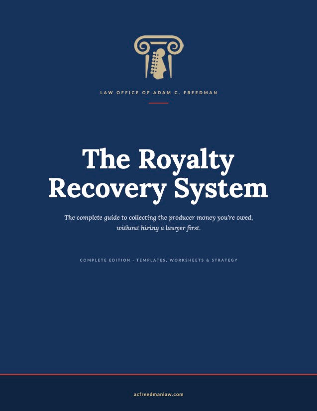 The Royalty Recovery System: How to Collect Unpaid Producer Royalties (Without Hiring a Lawyer Yet)